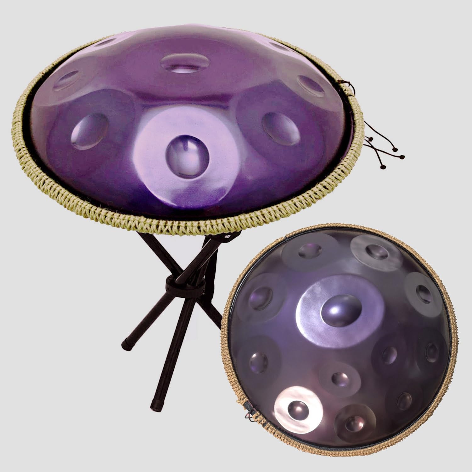 Amazon.co.jp: ハンドパンドラム楽器、ハンドパン ニ短調 9音/10音/12