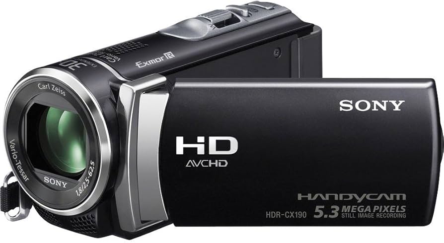Amazon.com : Sony HDR-CX190 High Definition Handycam 5.3 MP