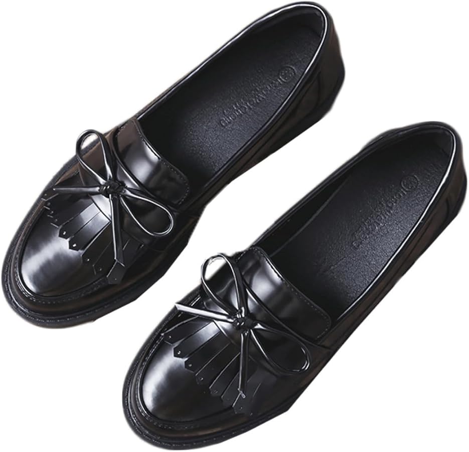 Amazon | [ムリョシューズ] タッセル付き ローファー レディース 学生