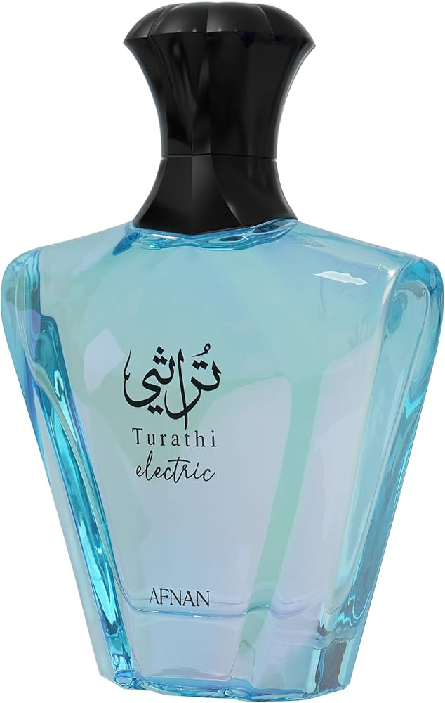 Amazon.com: Afnan Turathi Electric Unisex Eau de Parfum, 3.0 Fl
