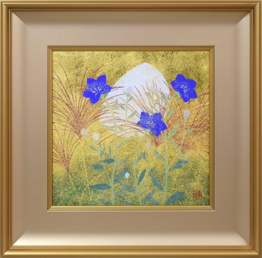 日本画琳派渡辺章雄 作千羽鶴