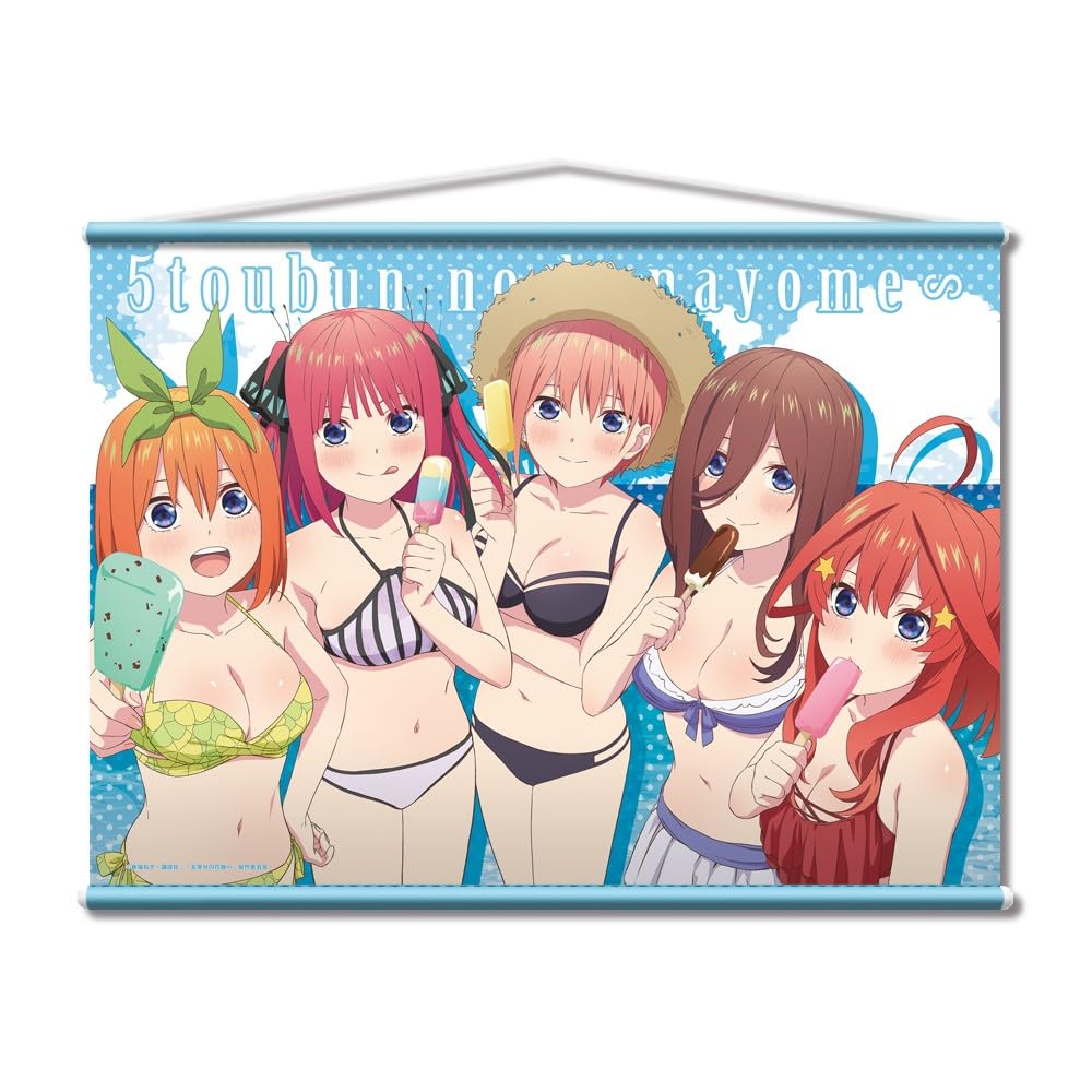 Amazon.co.jp: 五等分の花嫁∽ B2タペストリー 集合 水着B TPAN-G008