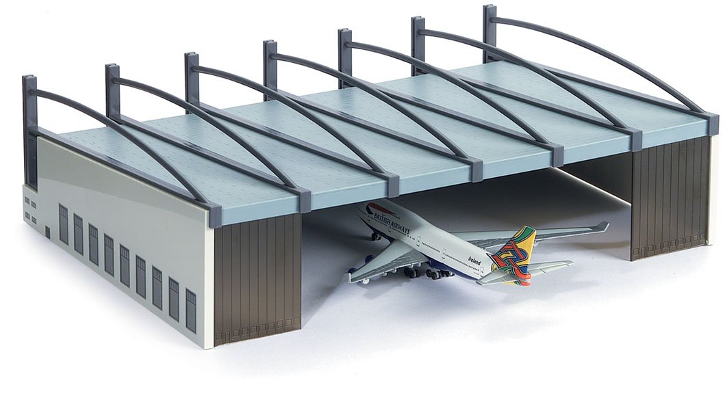 Amazon.com: DARON Herpa Hangar Building Kit (1/500 Scale) : Arts