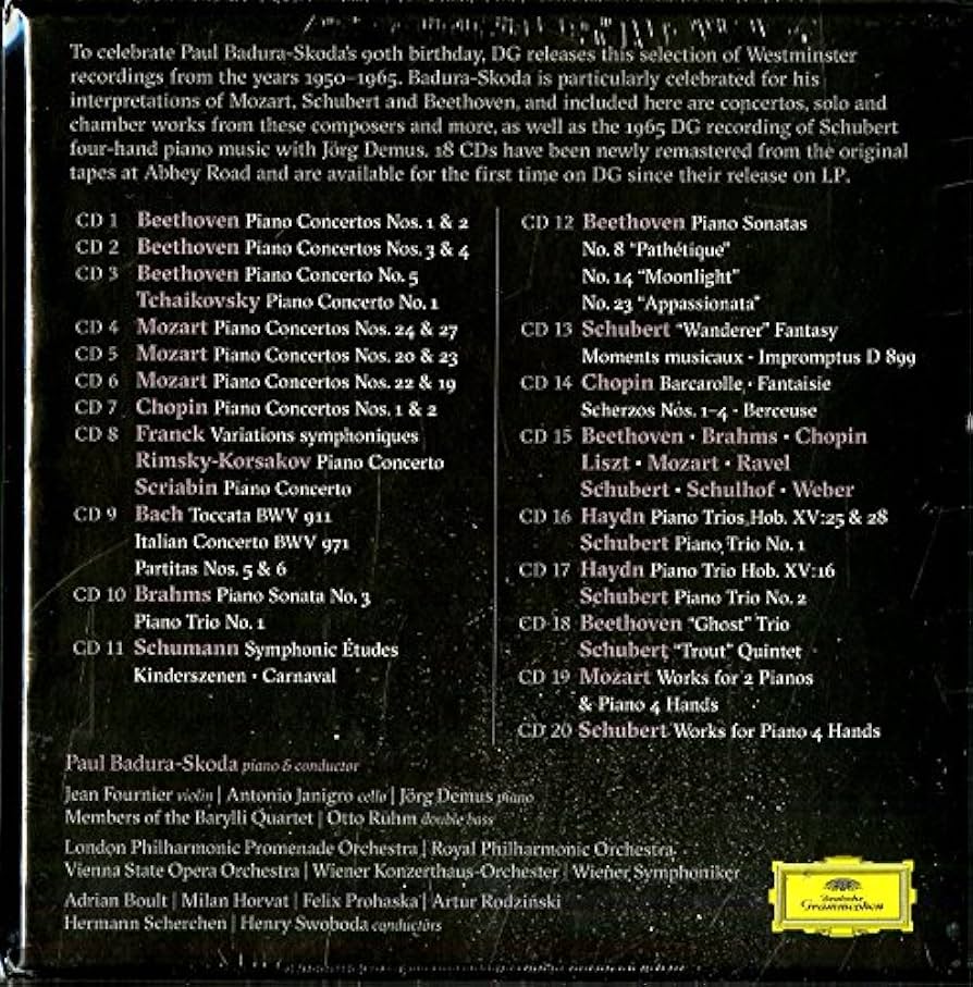 Amazon.co.jp: The Paul Badura-Skoda Edition: ミュージック