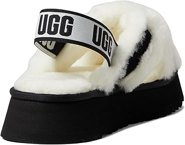 Amazon | UGG レディース ディスコ クロス スライド スリッパ