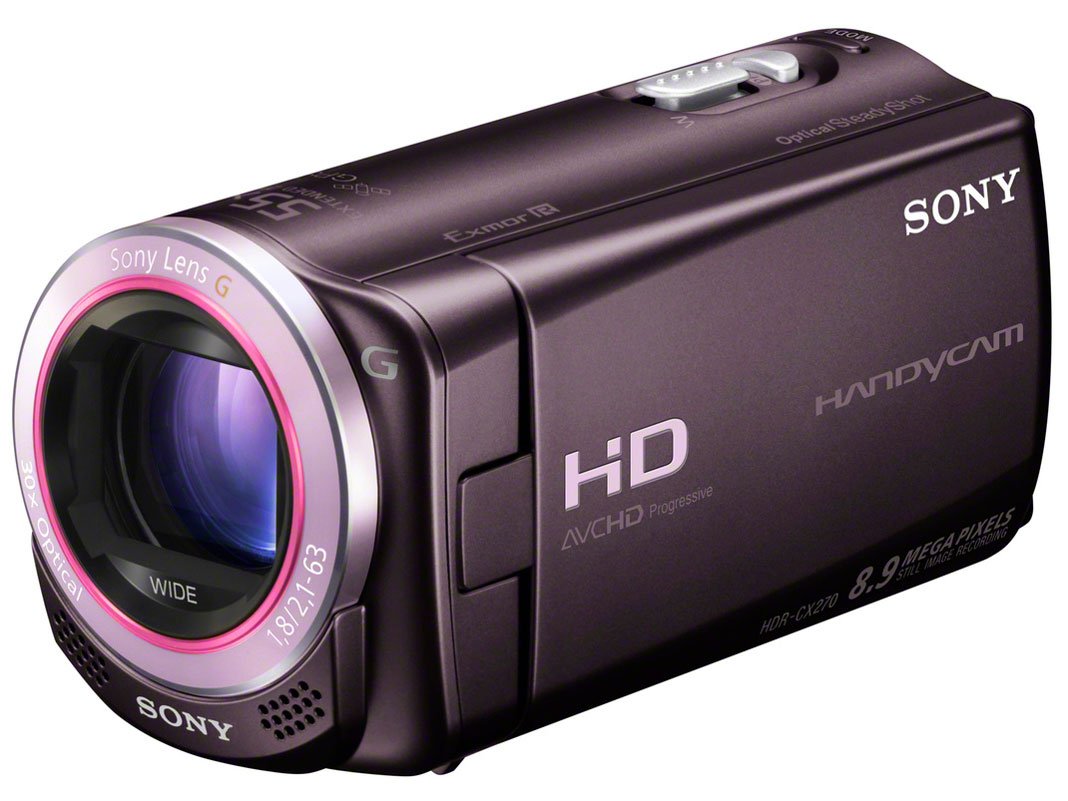Amazon.co.jp: SONY HDビデオカメラ Handycam CX270V ボルドーブラウン