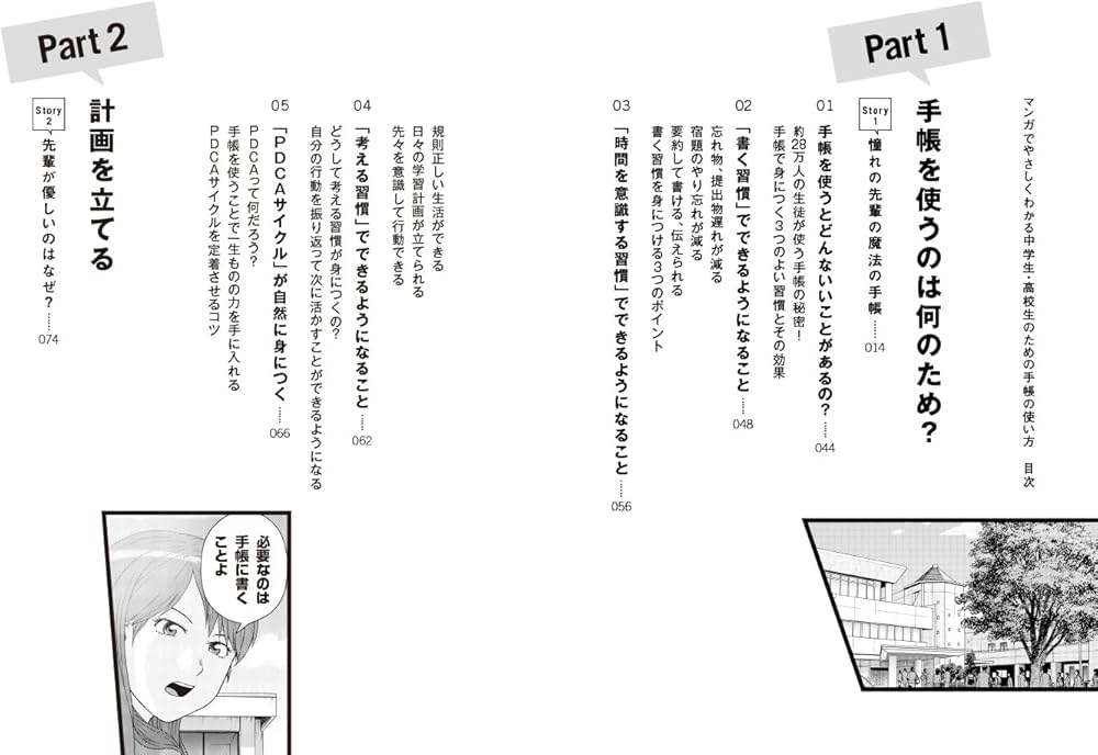 マンガでやさしくわかる中学生・高校生のための手帳の使い方 | NOLTY
