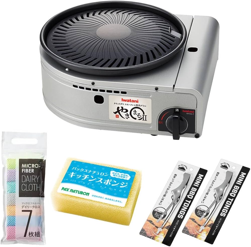Amazon.co.jp: イワタニ カセットコンロ スモークレス焼肉グリル や