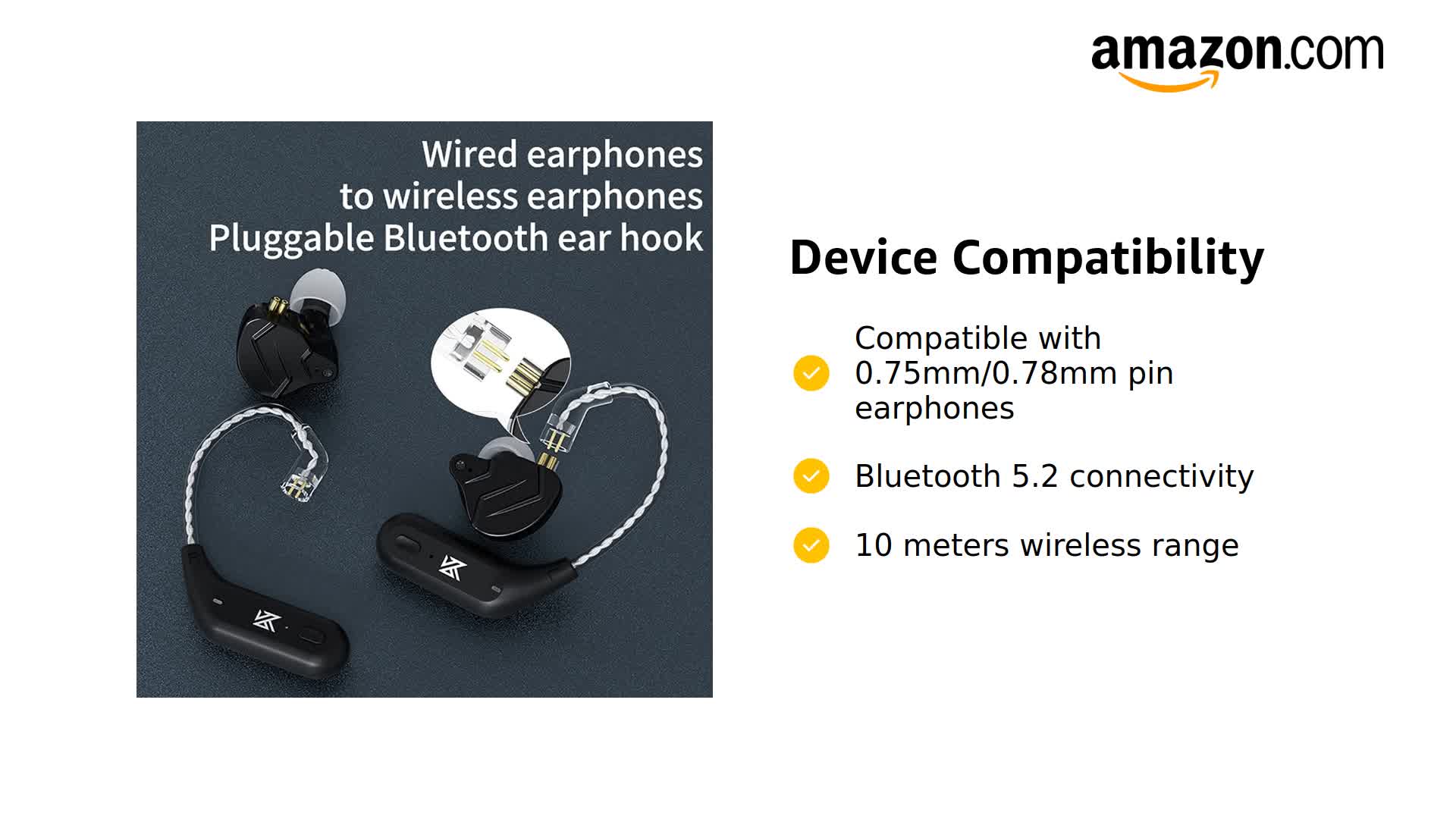 Amazon.com: KZ ZSN PRO X + KZ AZ09 Bluetooth 5.2 Module, KZ