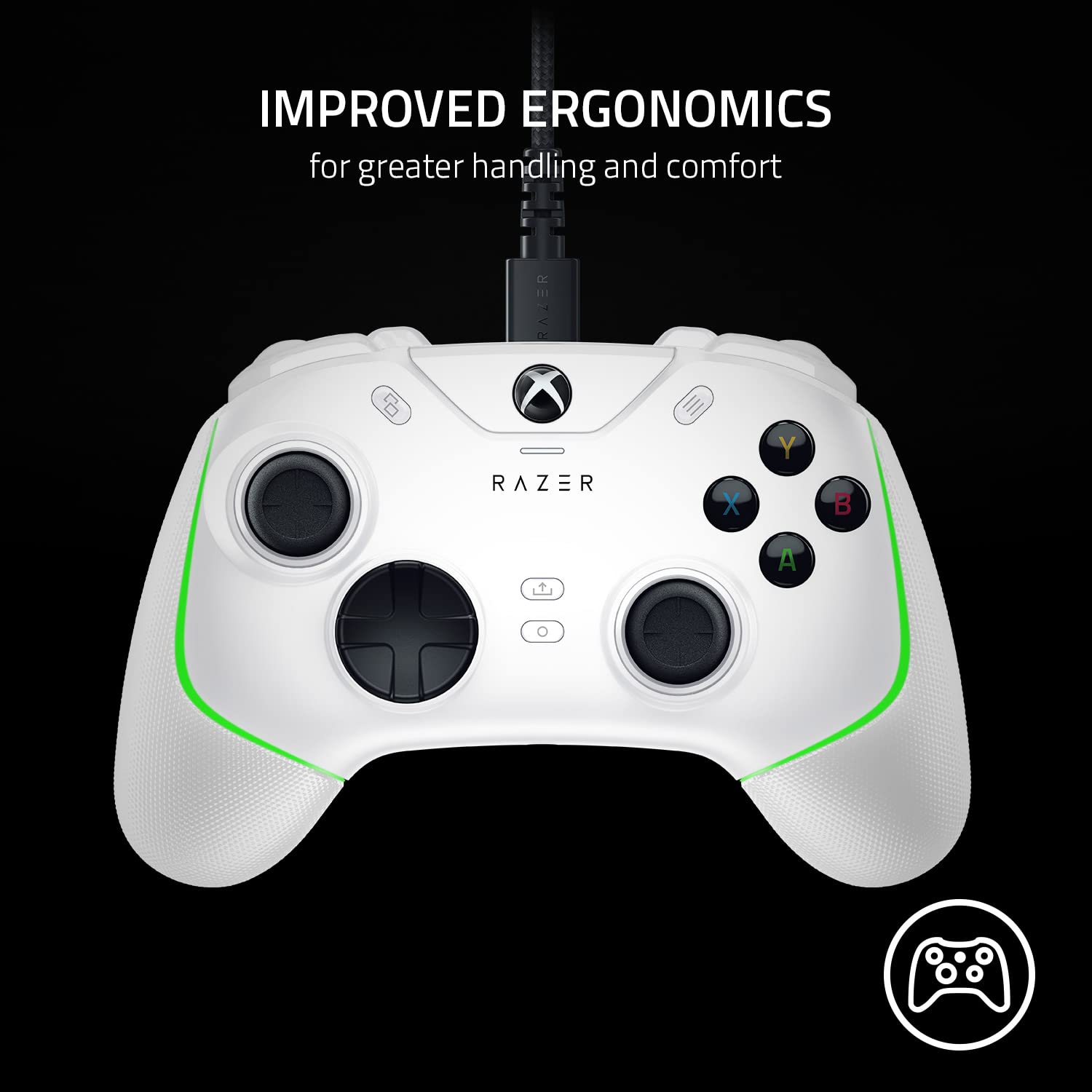 Amazon.com: Razer Wolverine V2 Chroma White USB Gamepad Analogue