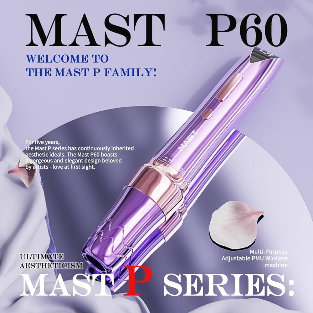 Amazon.com: Mast P60 Tattoo Gun Wireless Tattoo Pen Machine, 5