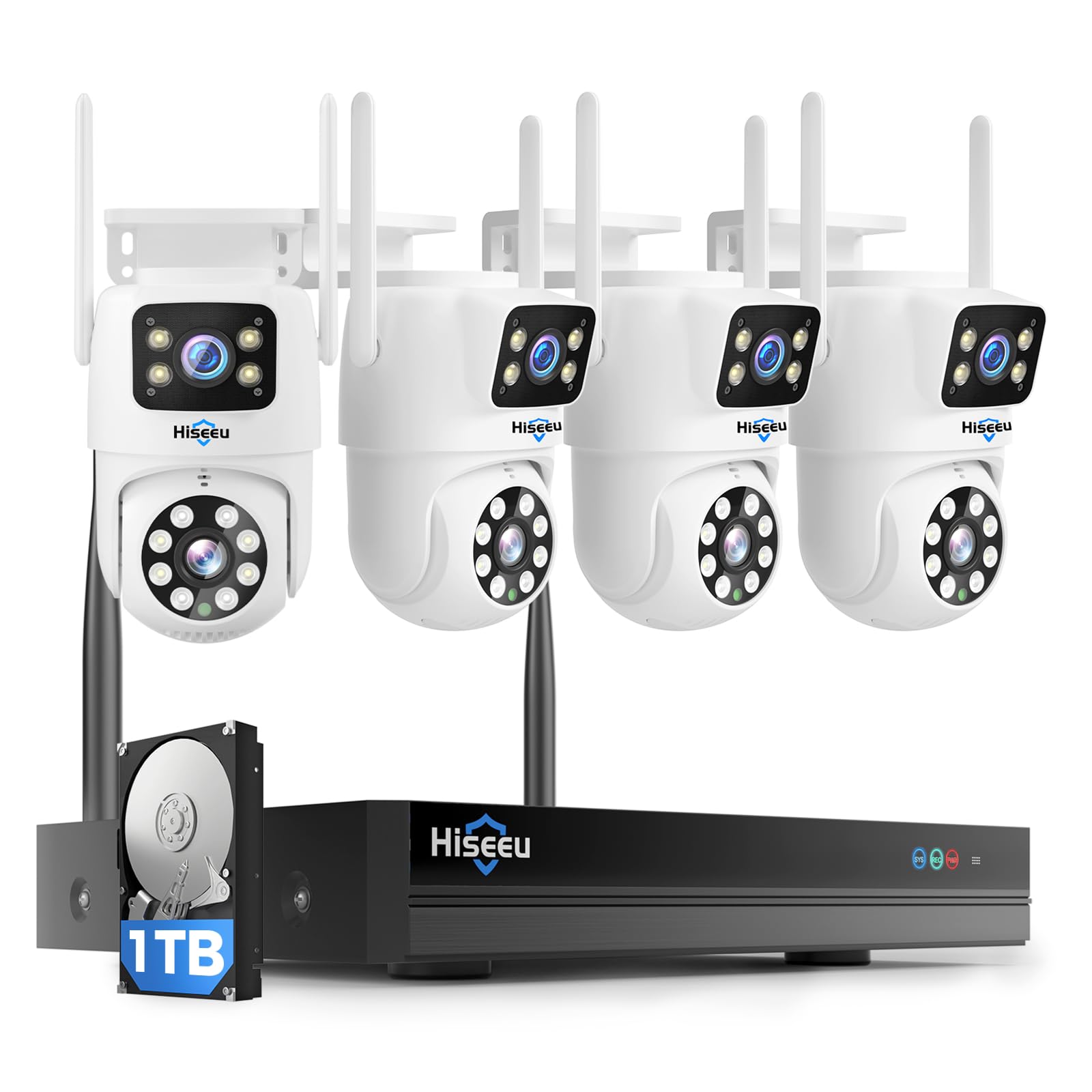 Amazon.com : Hiseeu Wireless Security Camera System [WiFi