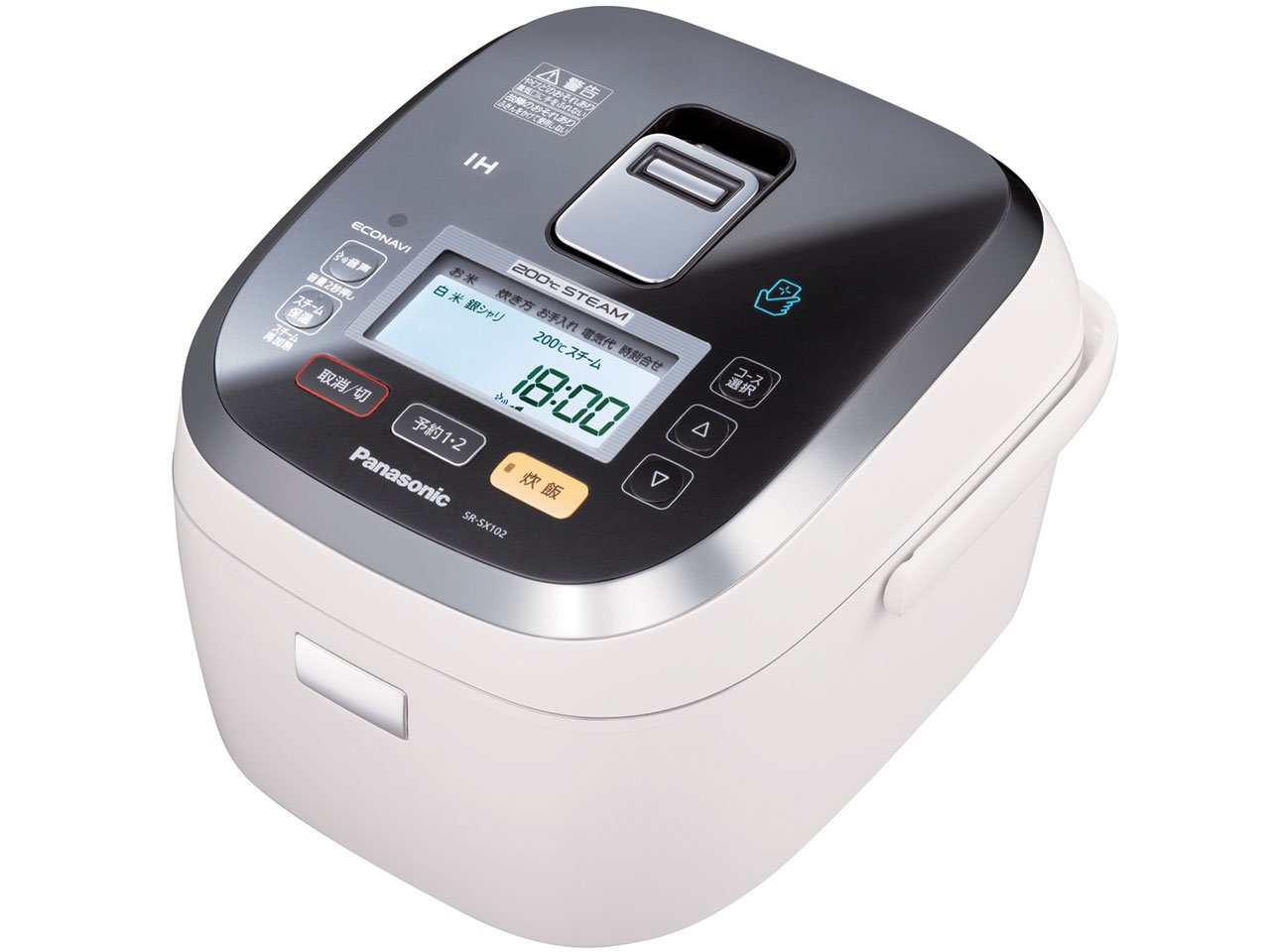 Amazon | パナソニック 5.5合 炊飯器 IH式 ホワイト SR-SX102-W