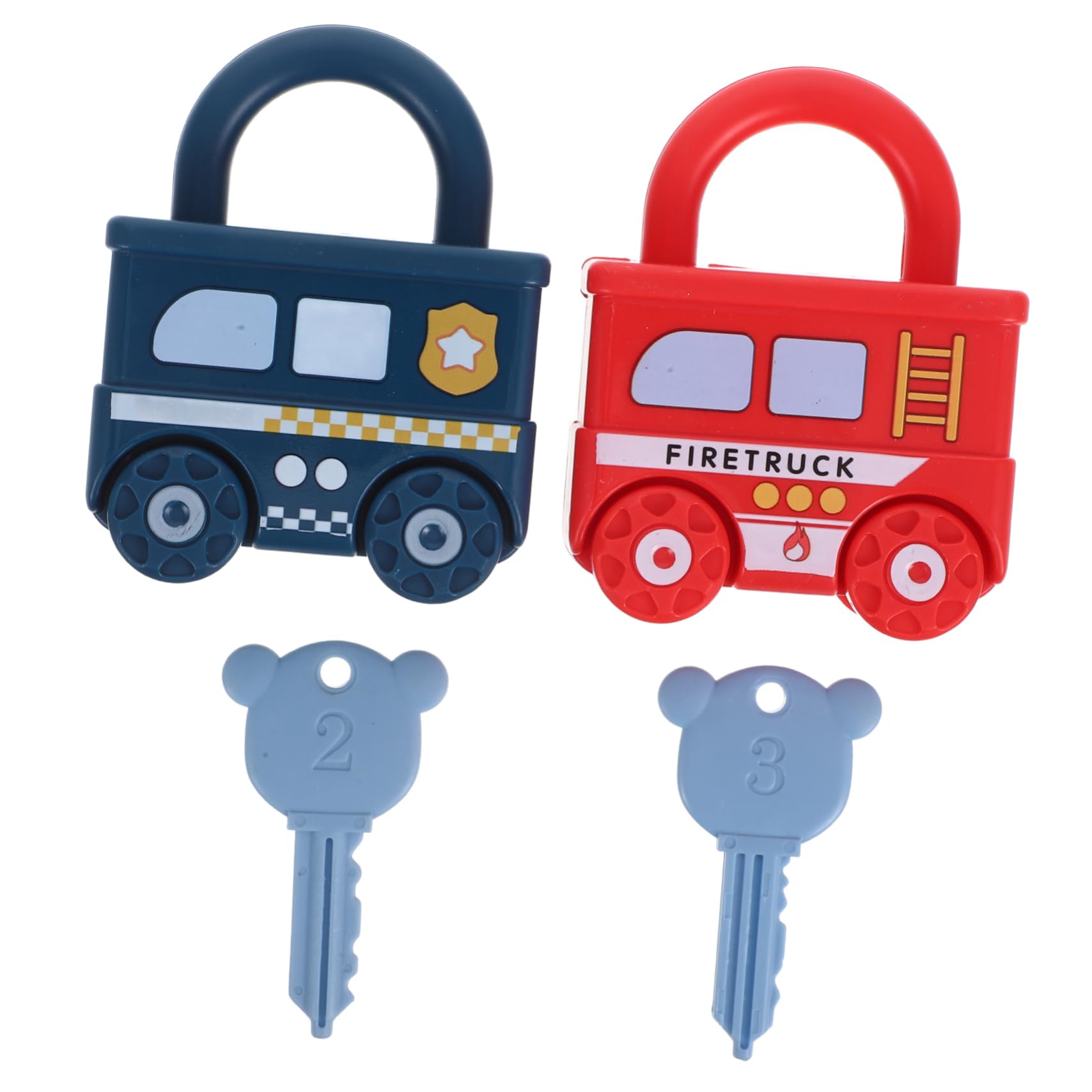 Amazon | ロック 鍵 おもちゃ こども 車 おもちゃ 学習 ロック 鍵付き