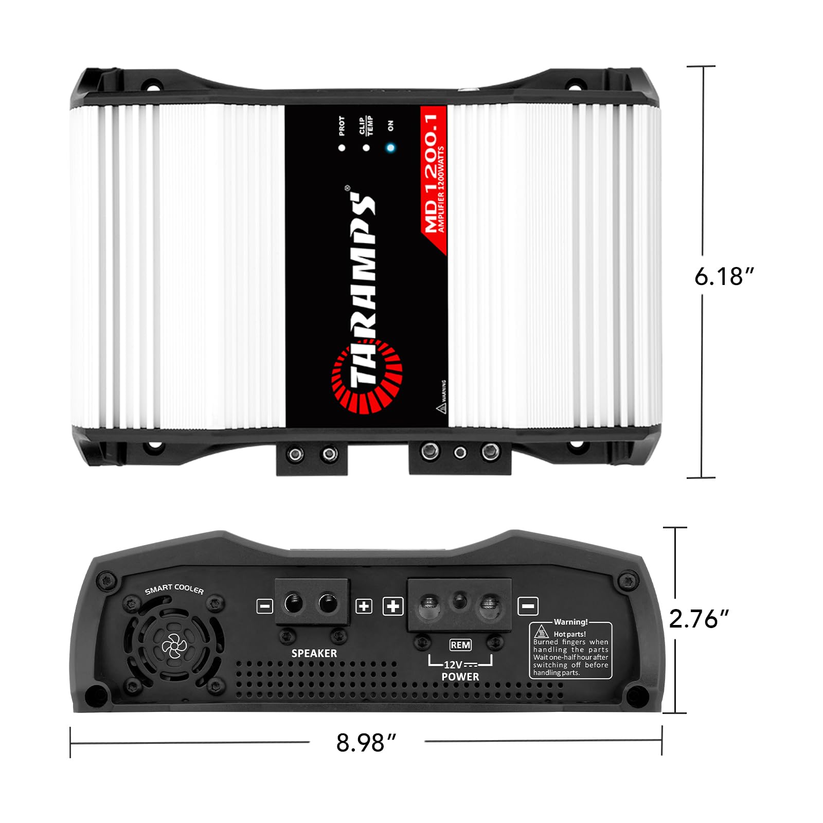 Amazon.com: Taramps MD 1200.1 Channel 1200 Watts RMS 1 Ohm Car