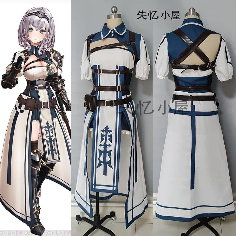 Amazon.co.jp: [eryulc] 白銀ノエルコスプレ衣装 ウィッグ付Cosplay