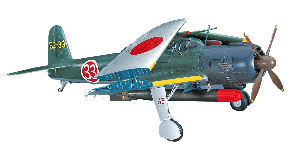 Amazon.com: B6-N2 Jill Attack Bomber 1/48 Hasegawa : Arts, Crafts