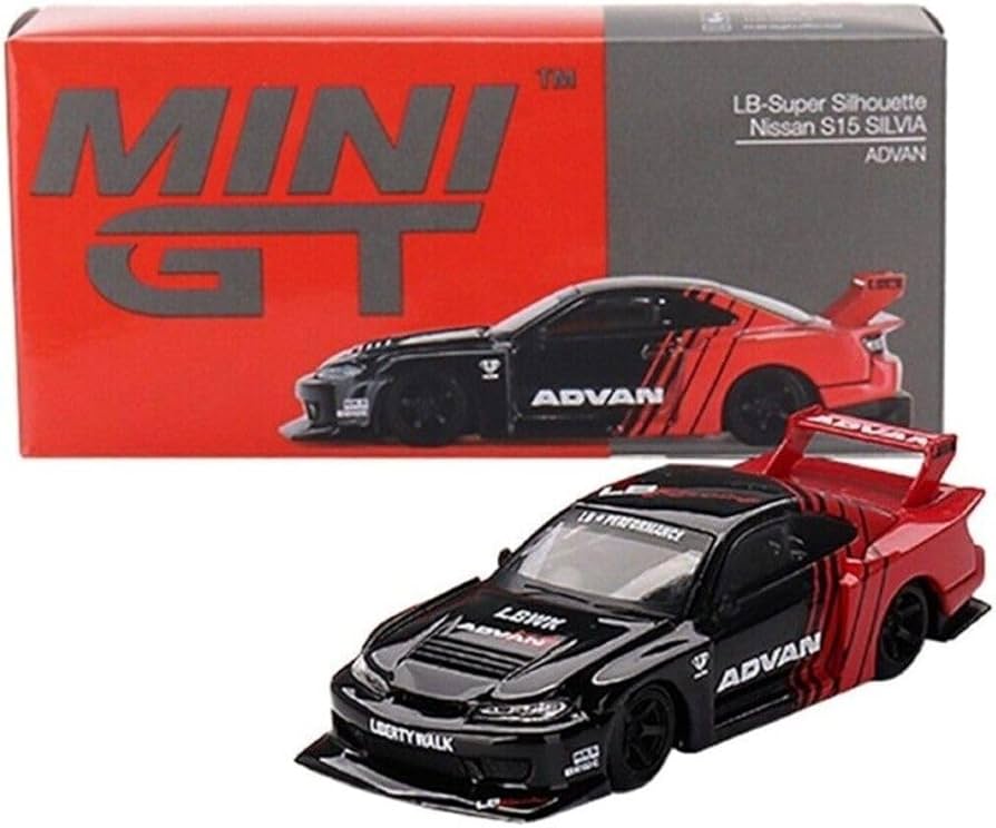 Amazon | MINI GT 1/64 ニッサン シルビア (S15) LB-Super Silhouette