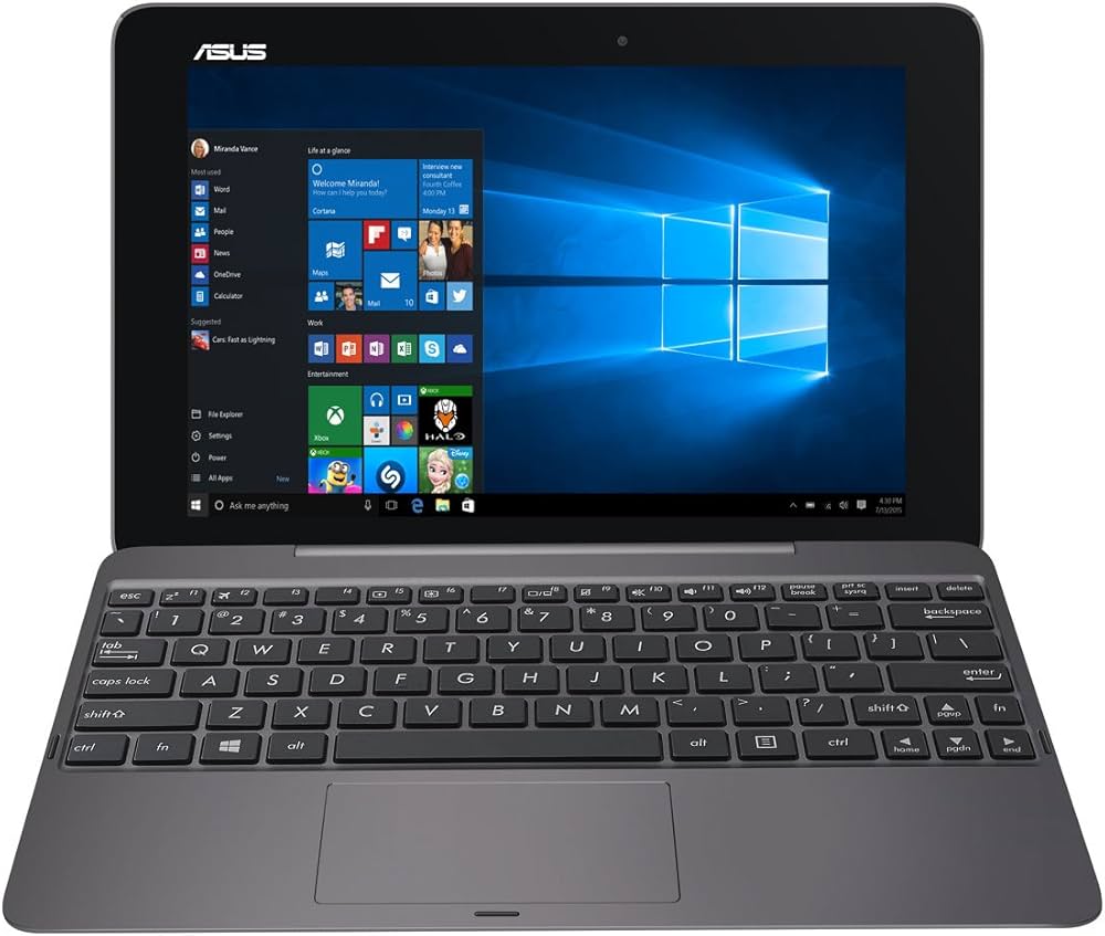 Amazon.co.jp: ASUS 2in1 タブレット ノートパソコン TransBook T100HA
