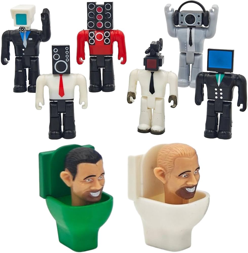 Amazon.co.jp: トイレビルディングブロック スキビディ トイレ Skibidi