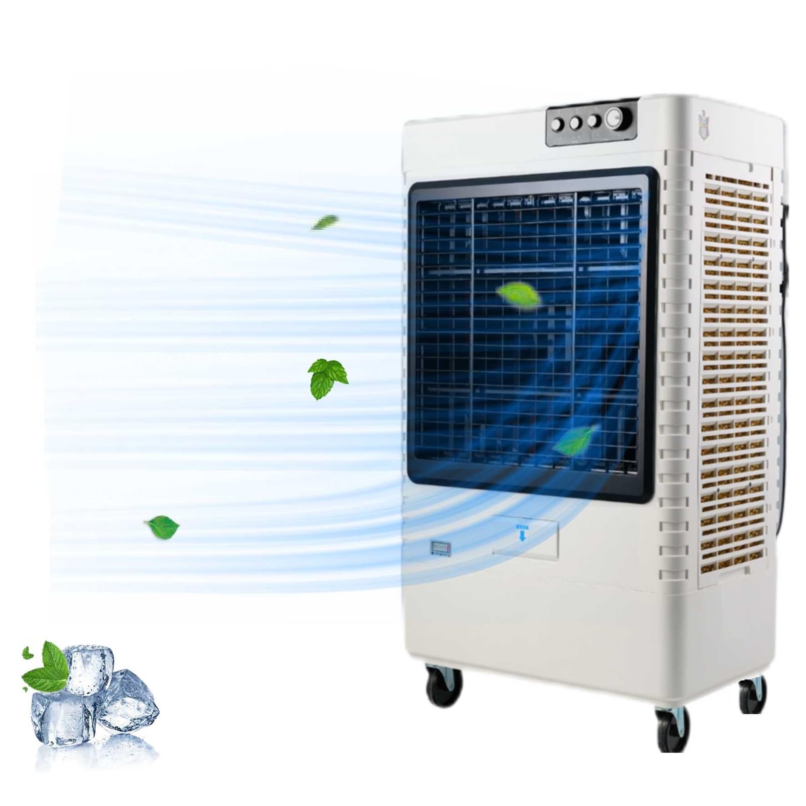 Amazon | ZAPJQL 業務用 大型冷風扇 冷風機 400W気化式送風機 風量