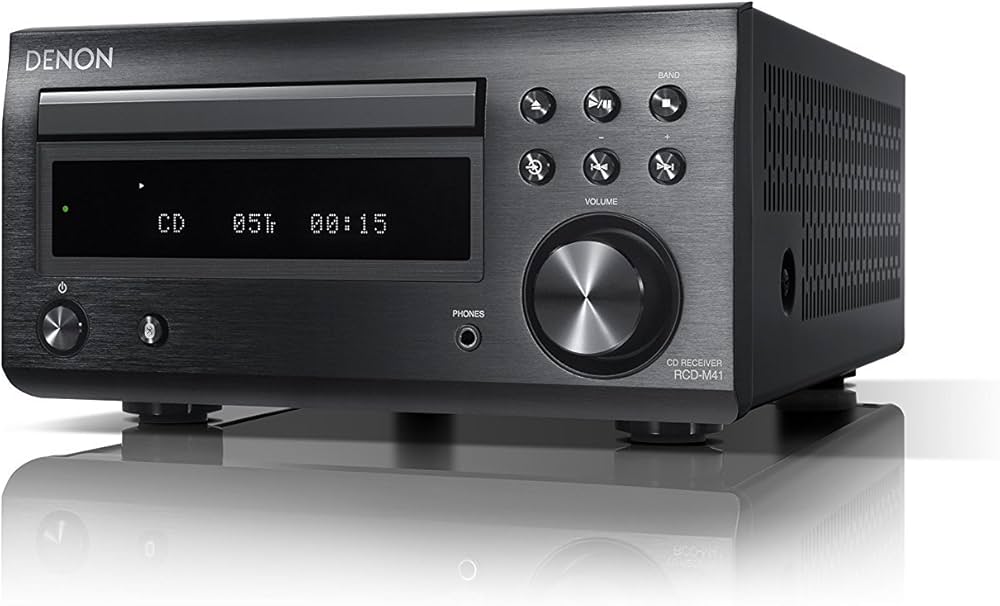 Denon RCD-M41 Micro Desktop Hi-Fi CD Receiver with Bluetooth & FM