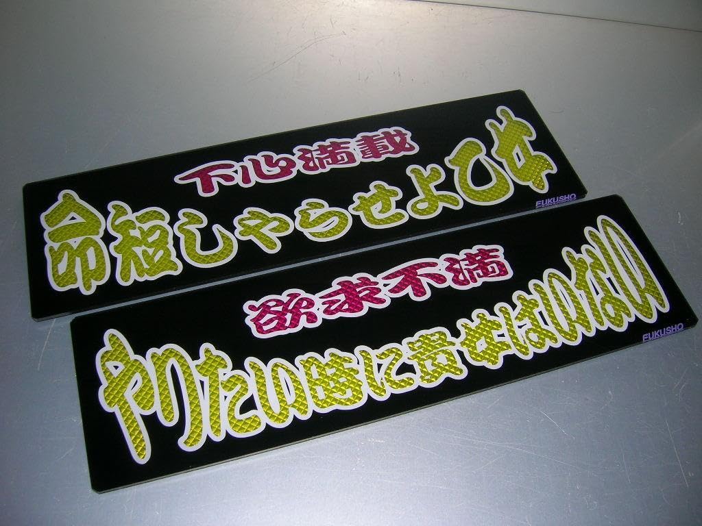 Amazon.co.jp: バスワンマンアンドン板Ⅱ2枚組下心性欲デコトラ
