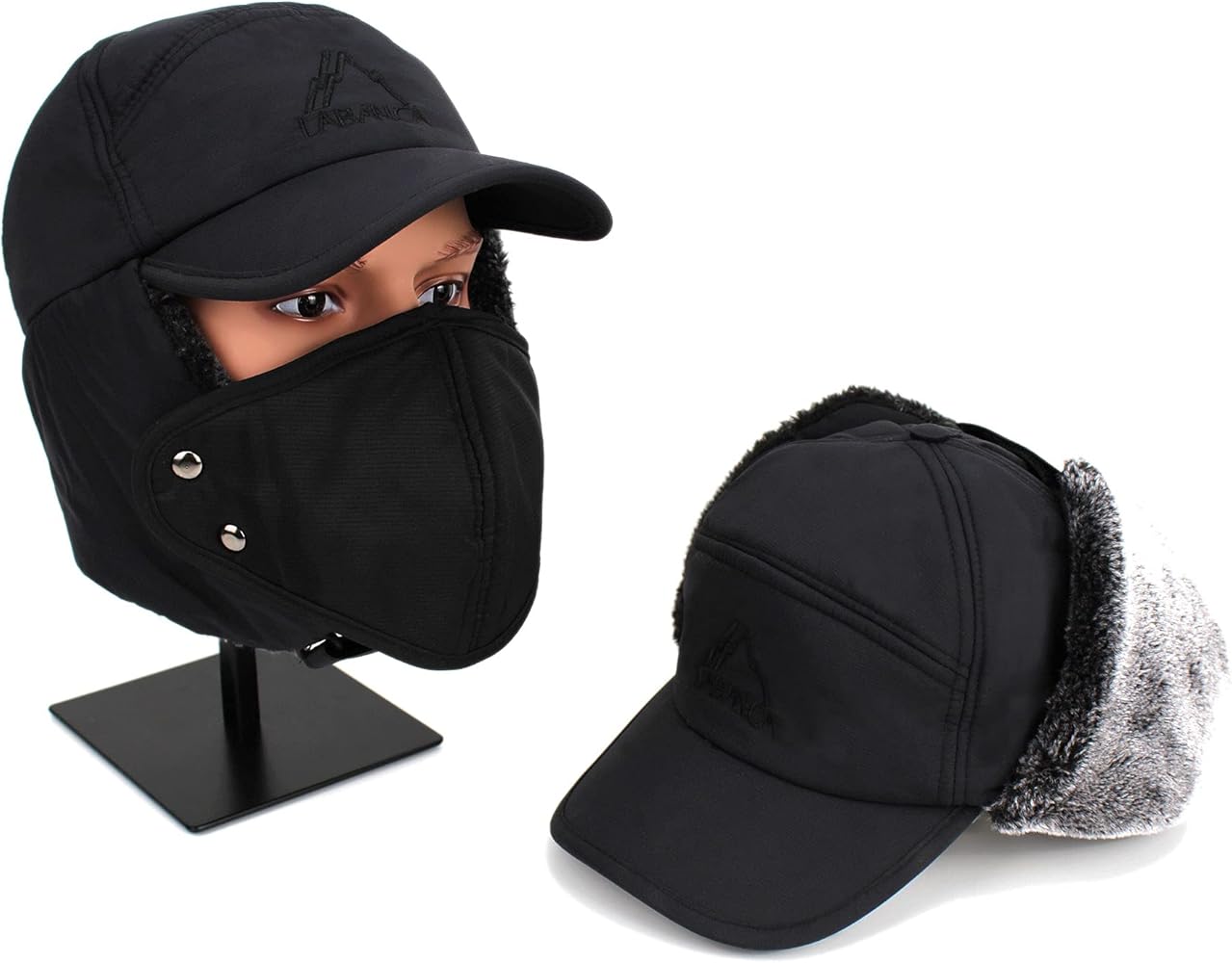 Amazon.com: Van Caro Men's Faux Fur Earflap Winter Hat Warm