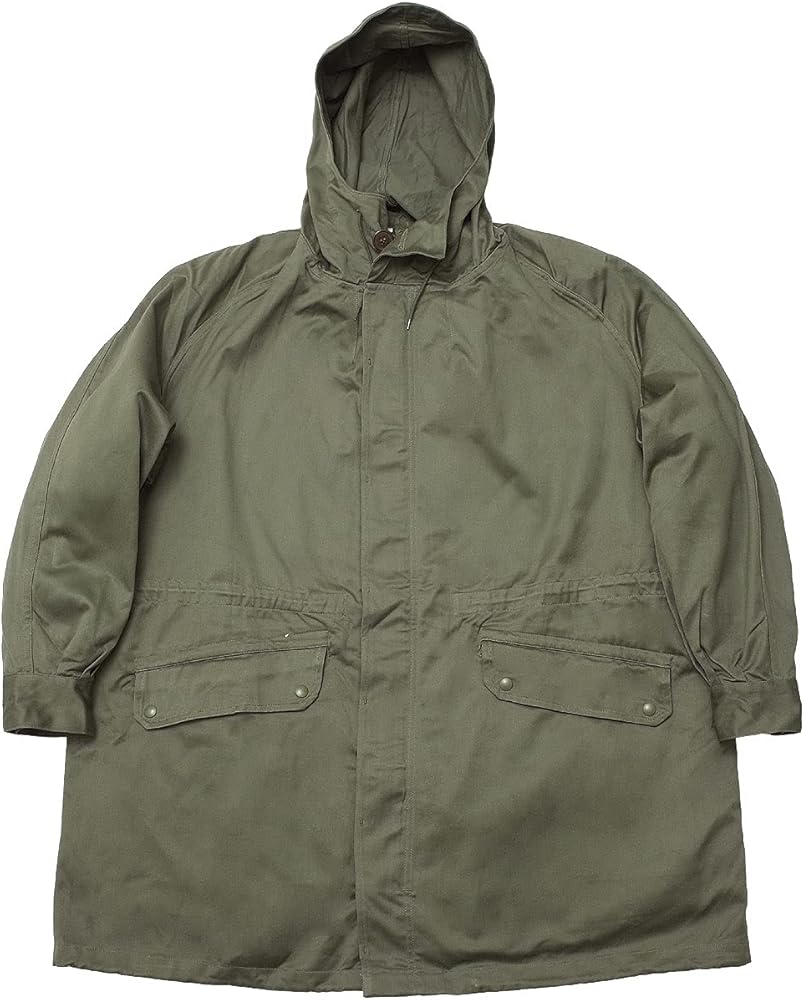 Amazon.co.jp: フランス軍 M-64パーカー ライナー付き オリーブ デッド