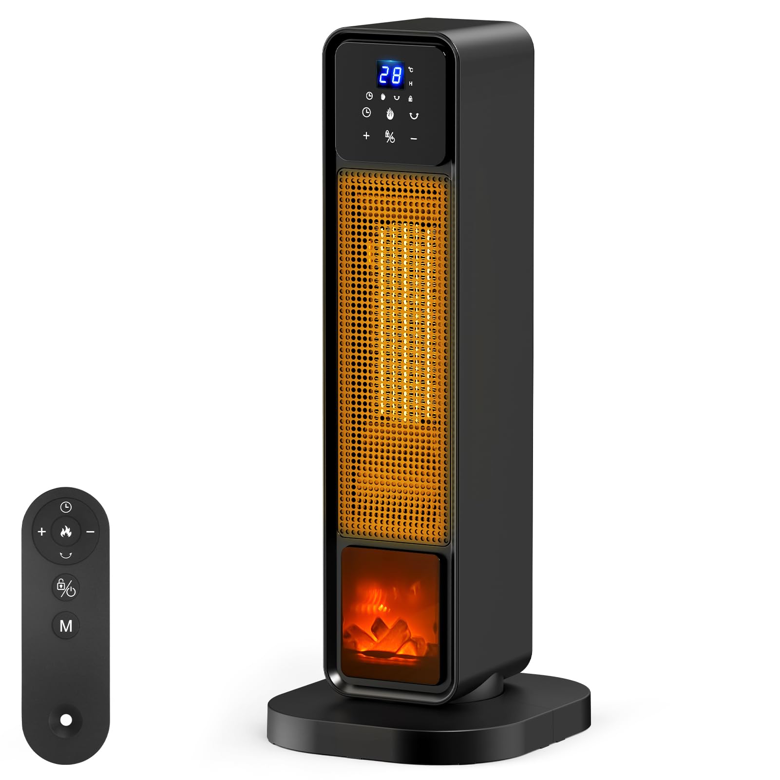 Amazon | セラミックヒーター 【2S速暖 ECO知能恒温 省エネ】 70°首