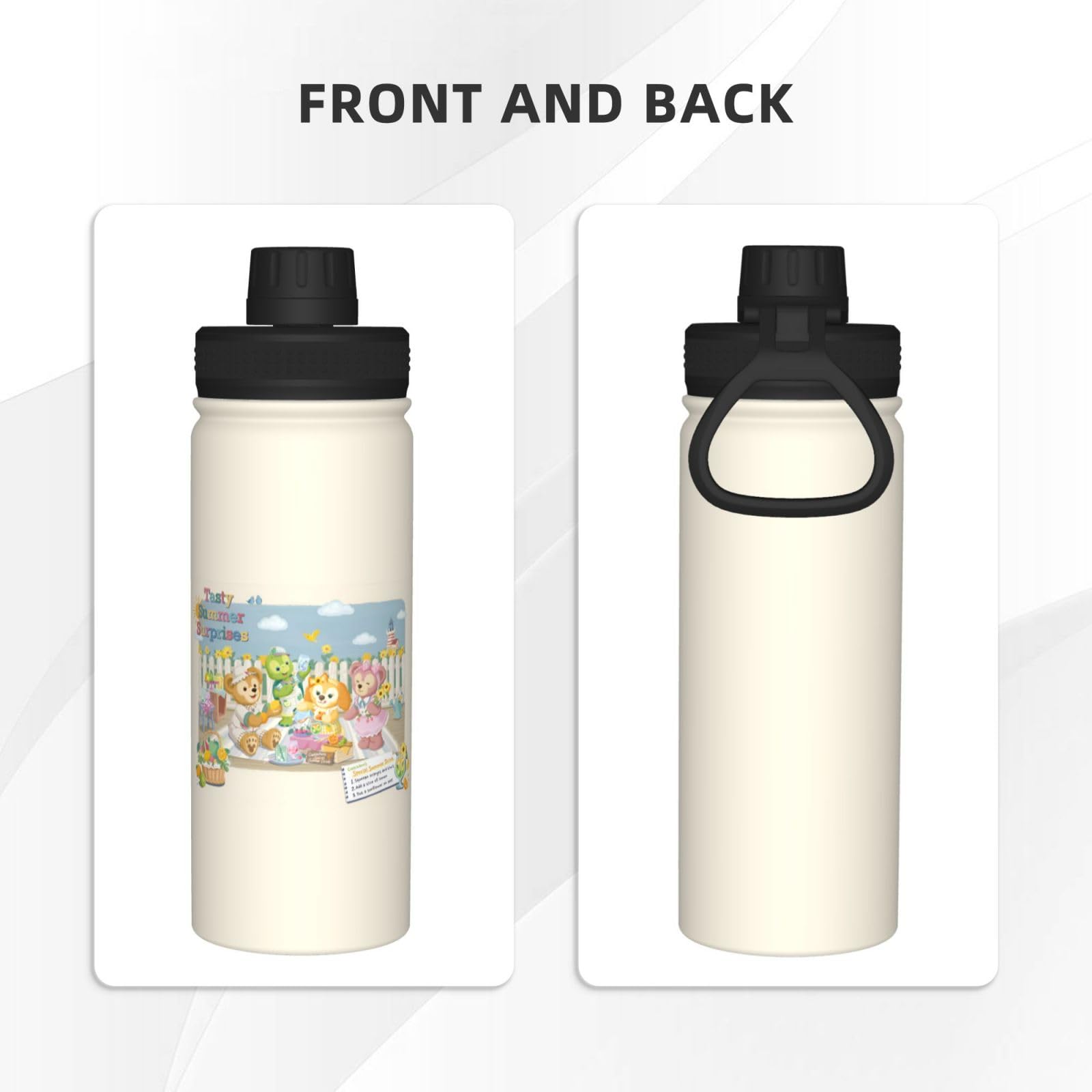 Amazon | ダッフィー フレンズ 18oz 魔法瓶 ステンレスボトル 真空断熱