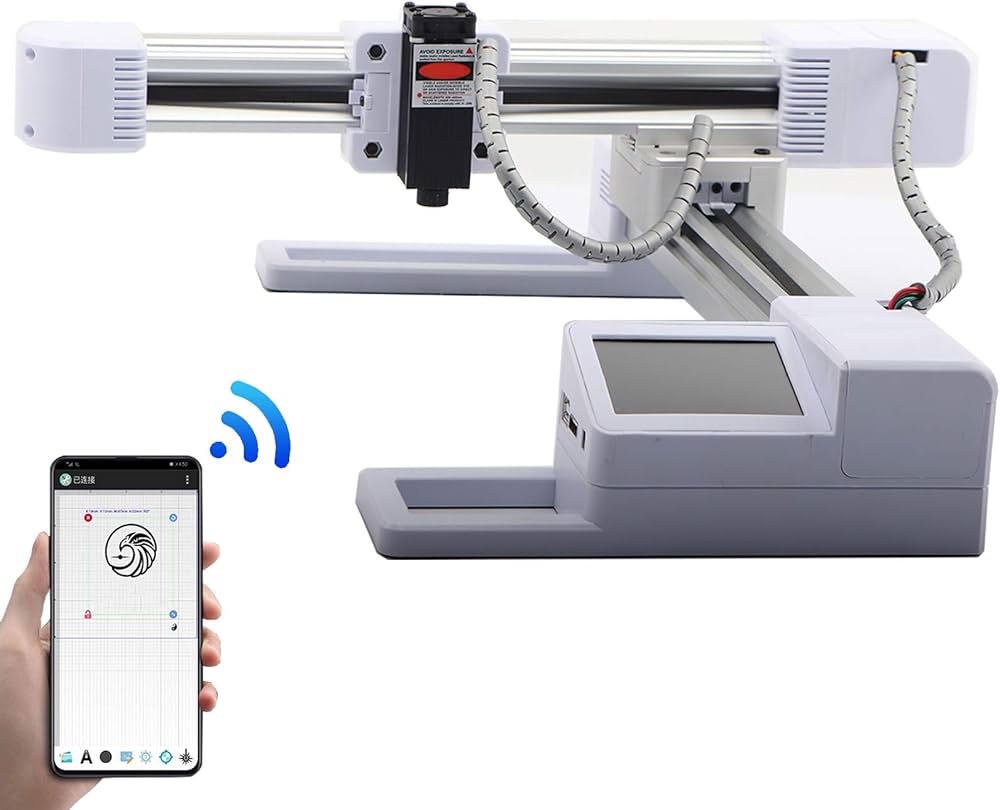 Amazon | TAKIMI 彫刻機 レーザー彫刻機 DIY彫刻機 刻印機 レーザー