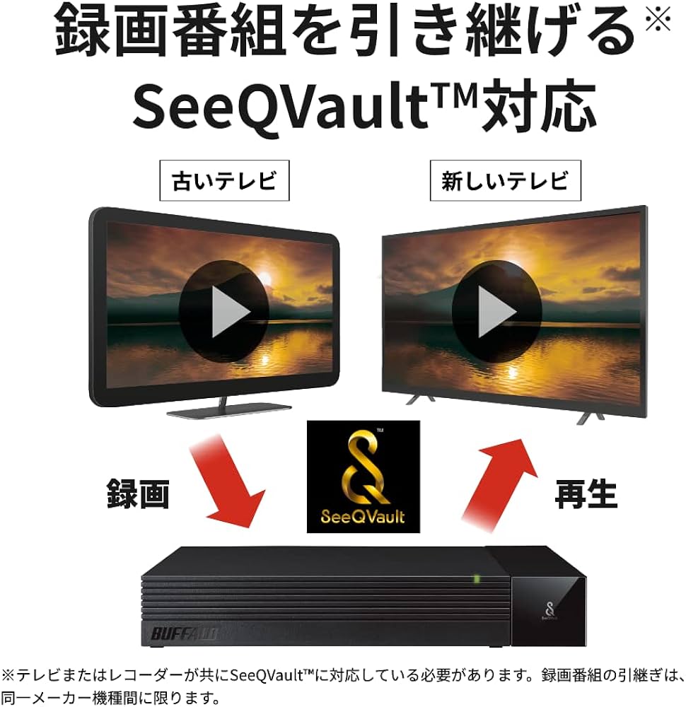 Amazon | バッファロー TV用外付けハードディスク 4TB SeeQVault