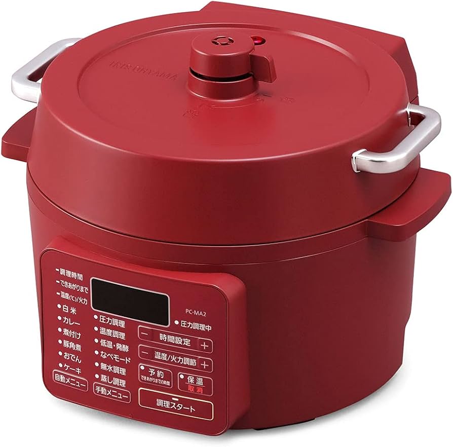 Amazon | アイリスオーヤマ 電気圧力鍋 2.2L 低温調理器 おしゃれ 電気