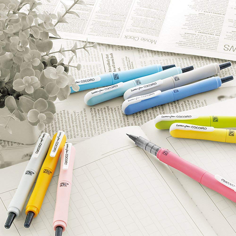 Zig Kuretake Cocoiro Letter Pen flexible Brush semi-hard tip