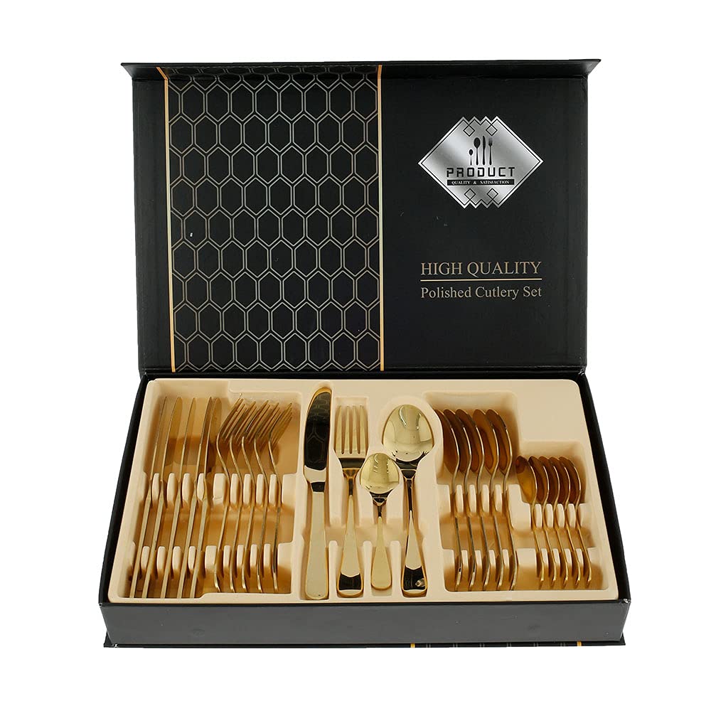 Amazon | 24本セット 6人用 カトラリーセット ステンレス製 スプーン