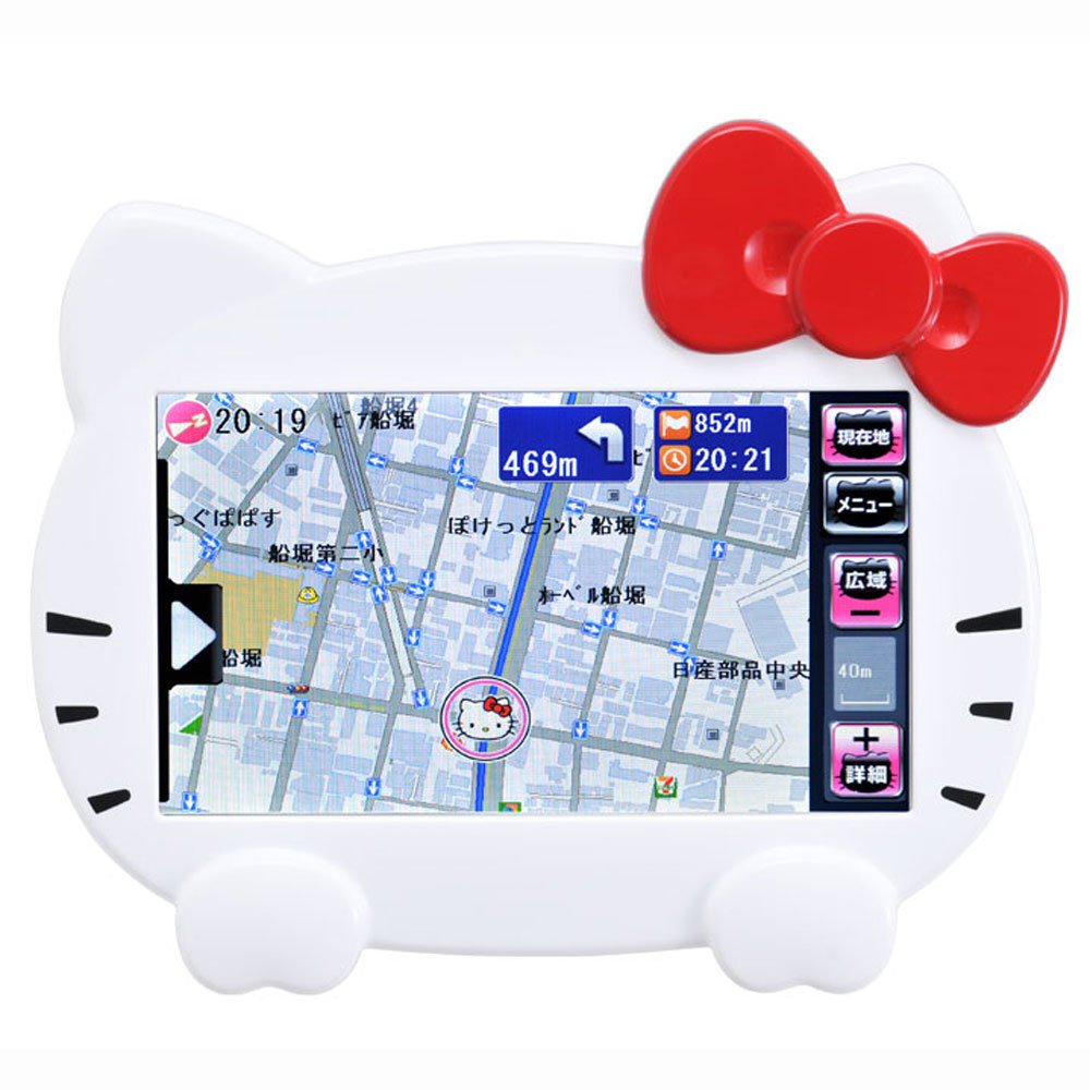 Amazon.co.jp: セイワ(SEIWA) ハローキティフェイス型 フルセグ対応7V