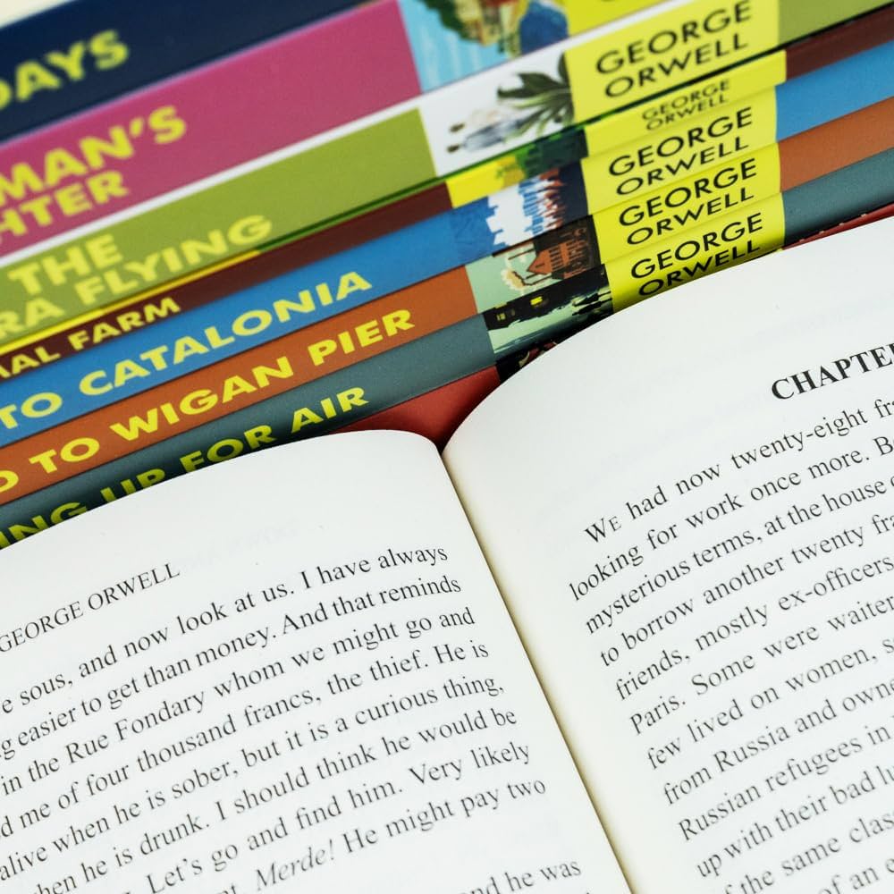 The Greatest Works of George Orwell 9 Books Set (Homage to