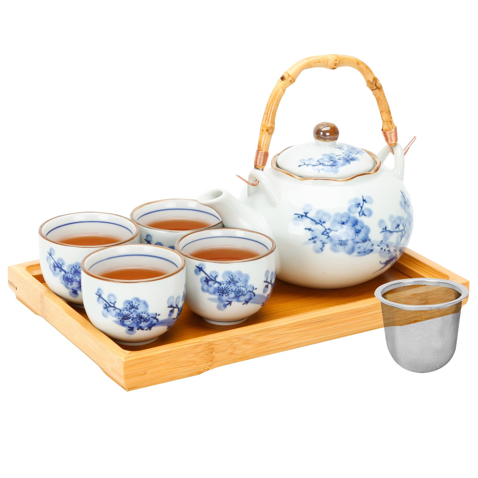 Amazon.com | Japanese Tea Set Porcelain Tea Set with Teapot and
