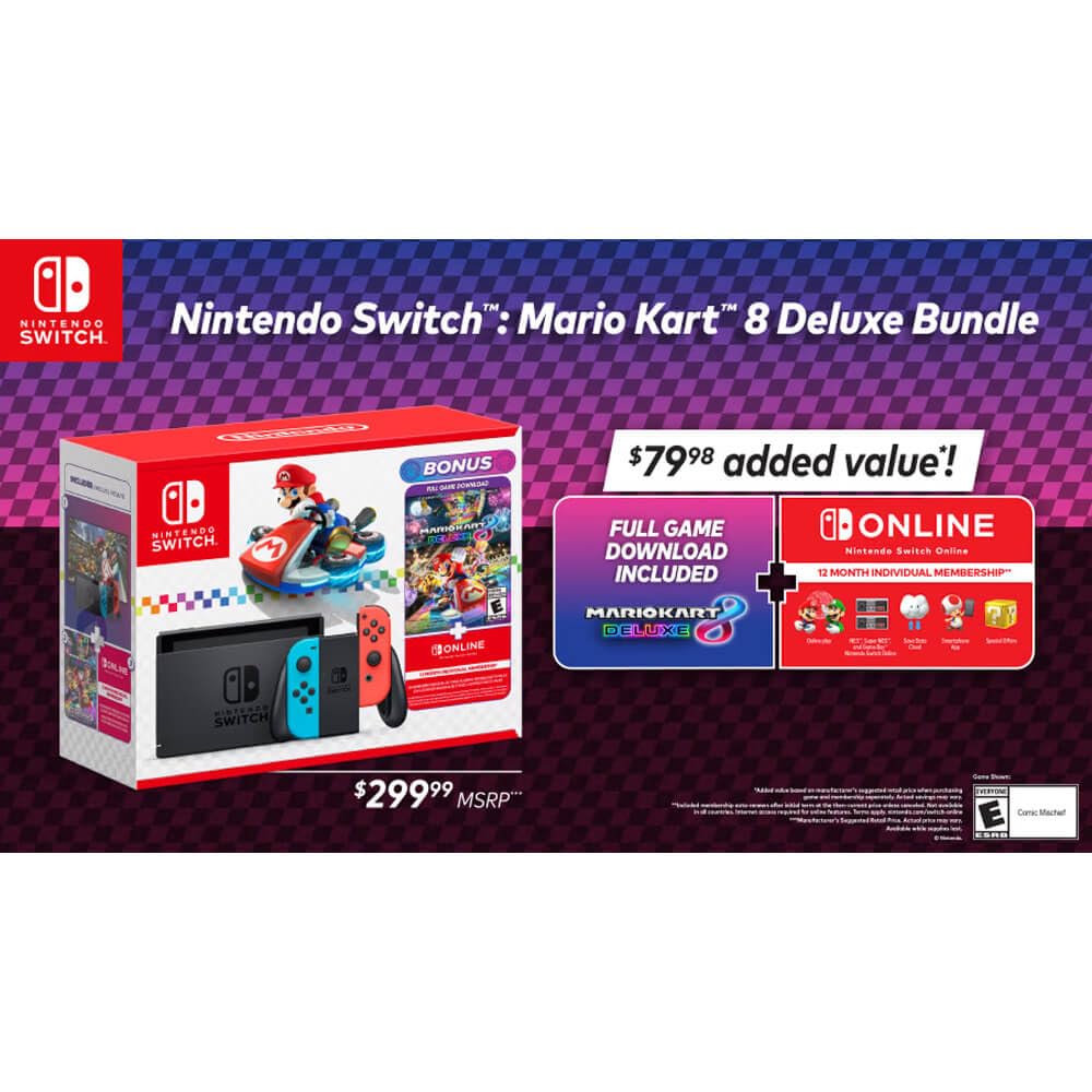 Nintendo - Brandclub - Nintendo Switch™ - Mario Kart™ 8 Deluxe Bundle