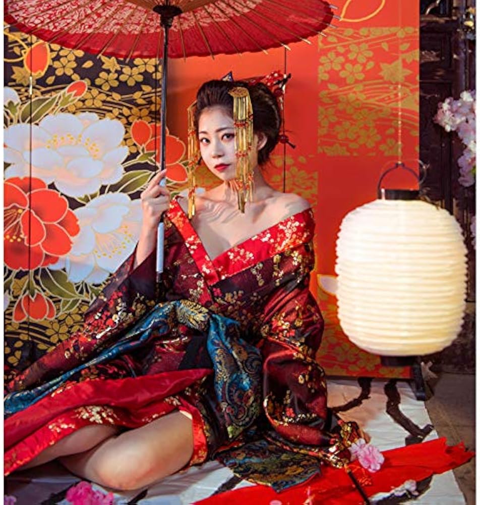 Amazon.co.jp: [XIN XIN] 日本着物舞踊 演劇 芝居 歌舞伎 コスプレ衣装