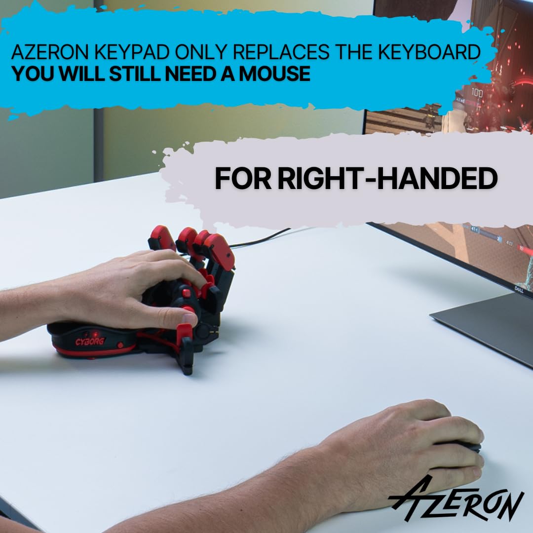 Amazon | Azeron Cyborg ゲーミングキーパッド - PCゲー厶用