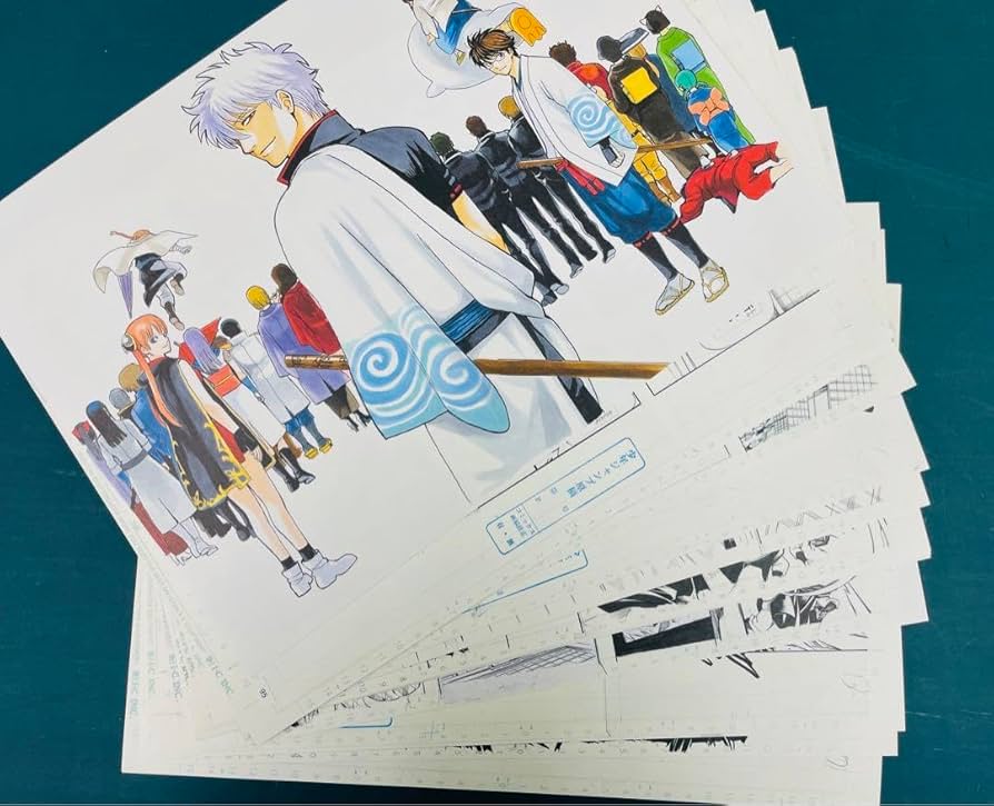 Amazon.co.jp: 銀魂 WJ 最終話丸ごと高級複製原稿セット : ホビー