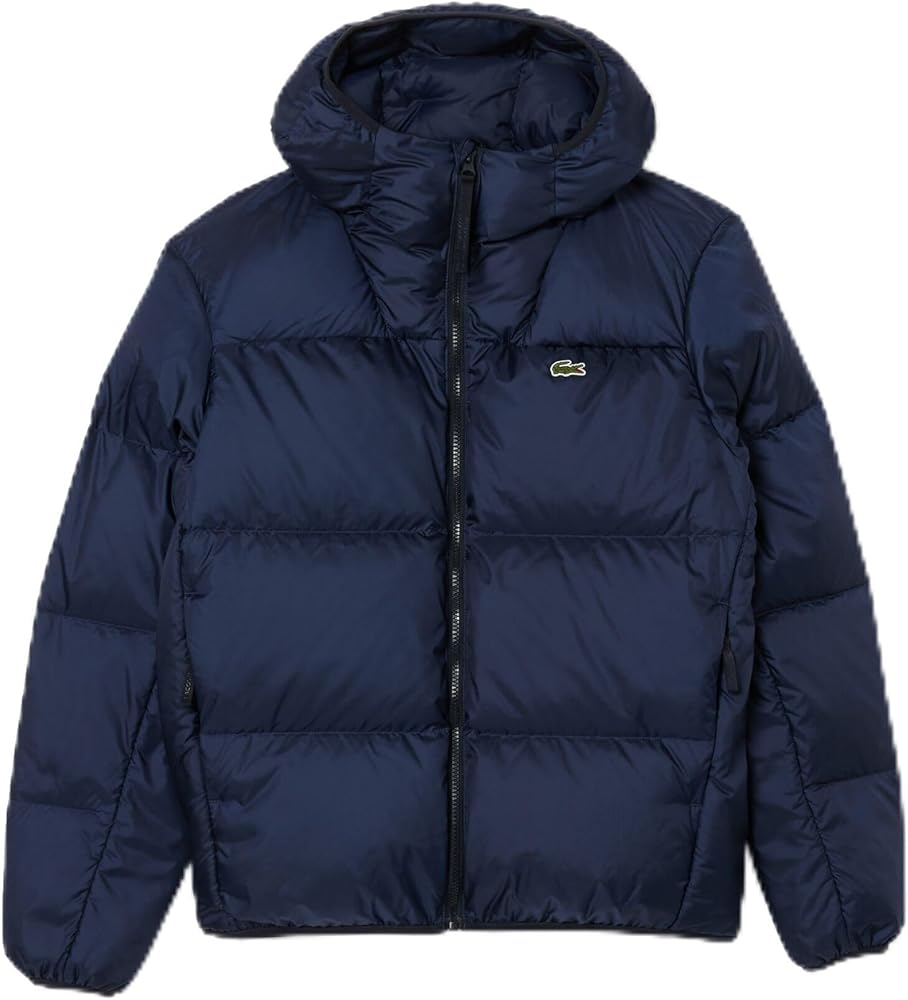 Amazon.co.jp: LACOSTE Down Jacket [Official] Back Stitch Down