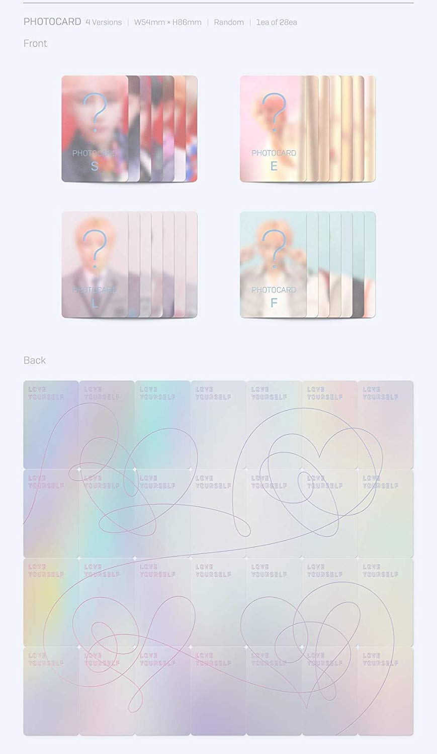 Amazon.com: BTS - LOVE YOURSELF 結 Answer [F ver.] 2CD+Photobook+