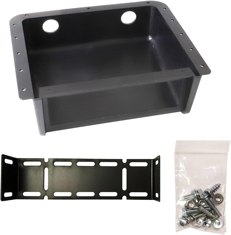 Amazon.co.jp: 1DIN 吊り下げ ブラケット ケース付き 金具 オーディオ