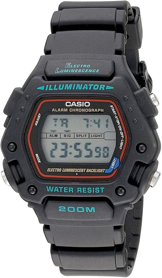 Amazon.co.jp: Casio Mens Multi Function Digital Black Resin Strap