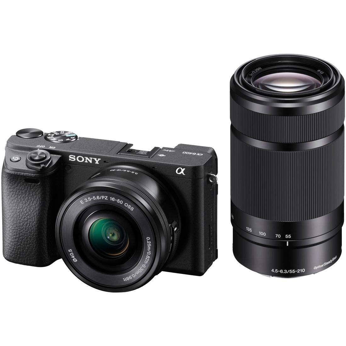Amazon.com : Sony Alpha a6400 Mirrorless Camera Double Zoom Lens
