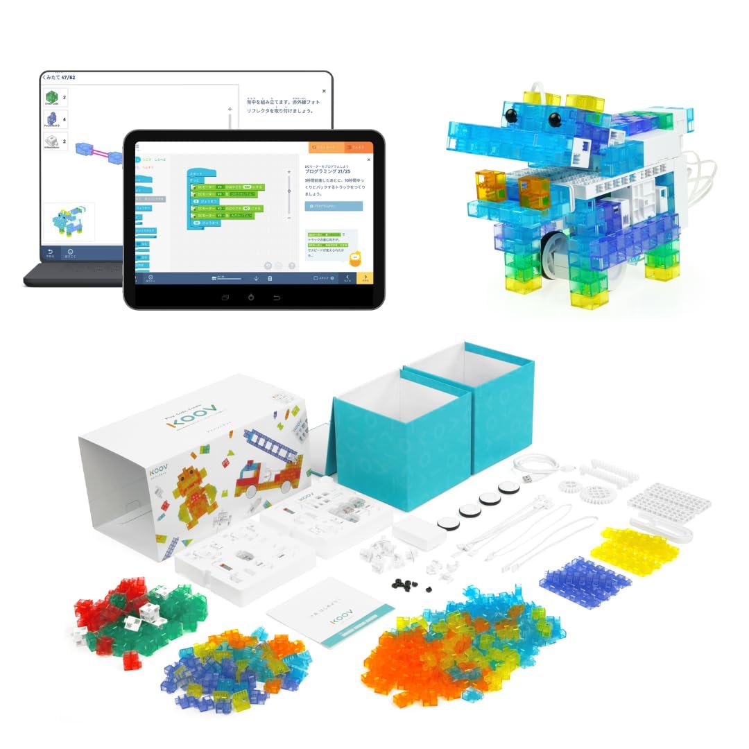 Amazon | ソニー KOOV 子供/小学生 向け 電子 工作キット [ 楽しく