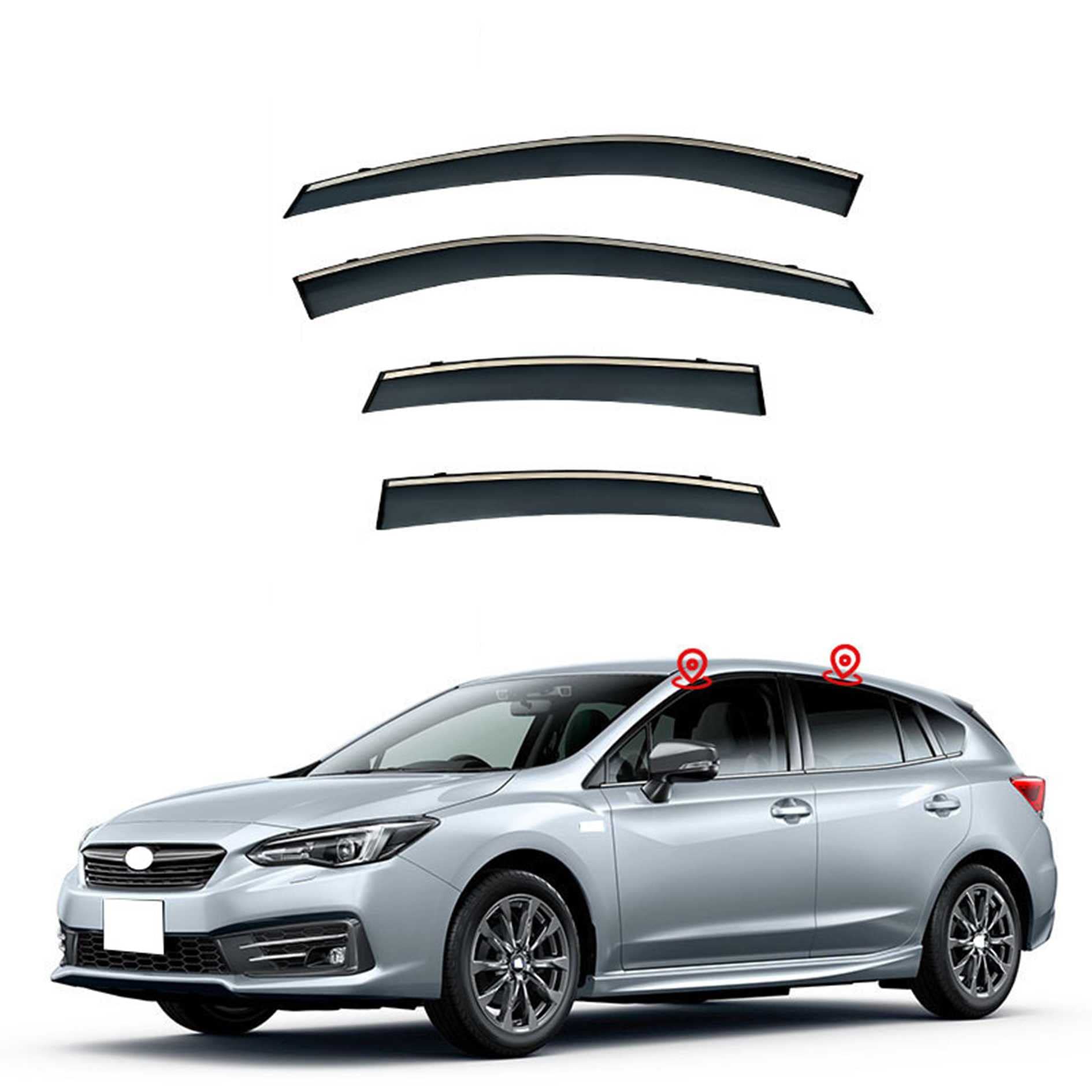 Amazon | に適用「新型 スバル インプレッサスポーツ GT2/GT3/GT6/GT7